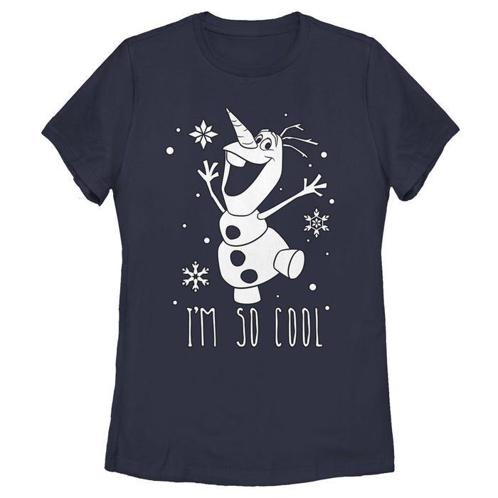 fifth sun Women's Frozen Olaf So Cool T-Shirt