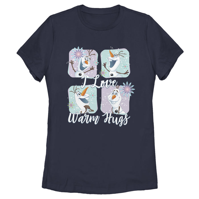 fifth sun Women's Frozen Snowflake Hugs T-Shirt