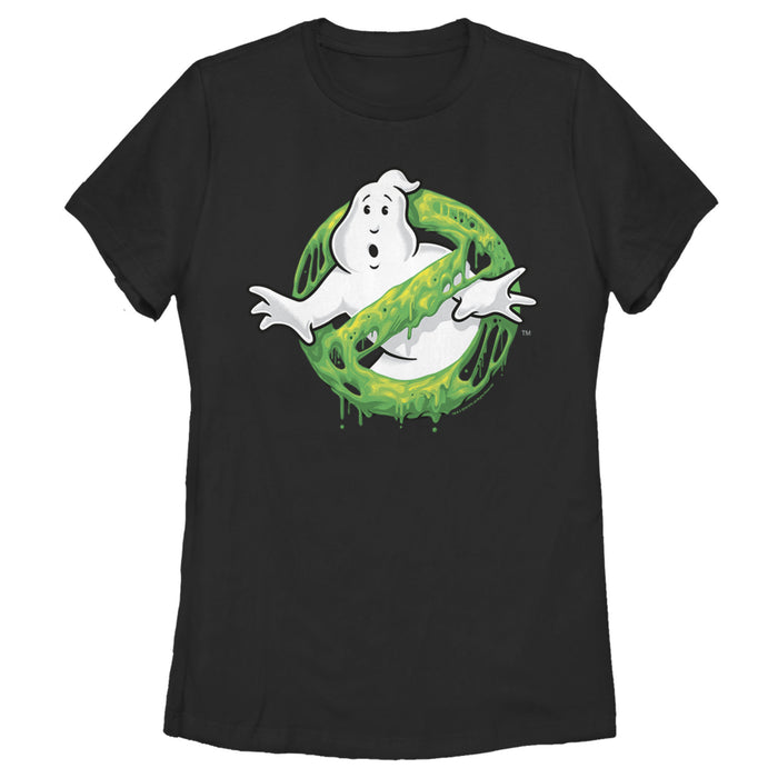 Fifth Sun Women's Ghostbusters Slime Logo T-Shirt