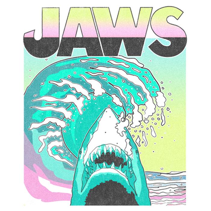 Fifth Sun Women's Jaws 80s Colorful Wave T-Shirt