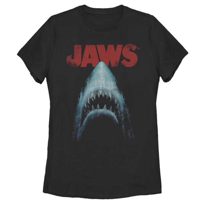 fifth sun Women's Jaws Classic Poster T-Shirt