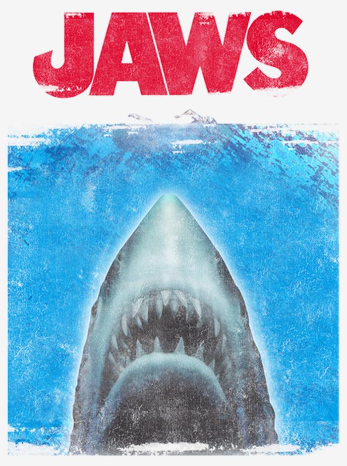 Fifth Sun Women's Jaws Shark Movie Poster T-Shirt