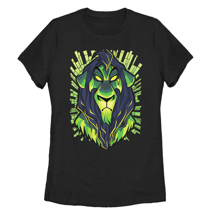 fifth sun Women's Lion King Evil Scar T-Shirt