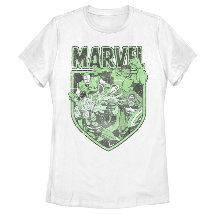fifth sun Women's Marvel Avengers Shield T-Shirt