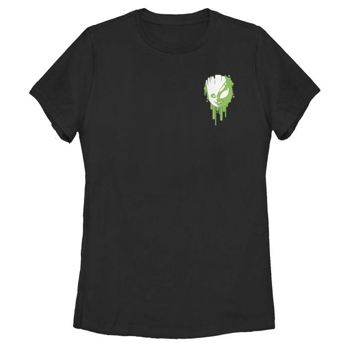 fifth sun Women's Marvel Groot Venom Badge T-Shirt