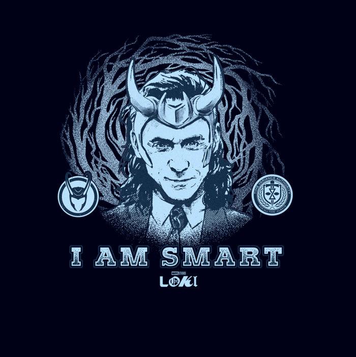 Fifth Sun Women's Marvel Loki I Am Smart T-Shirt