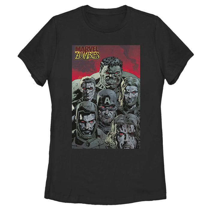 fifth sun Women's Marvel Zombies Avengers T-Shirt