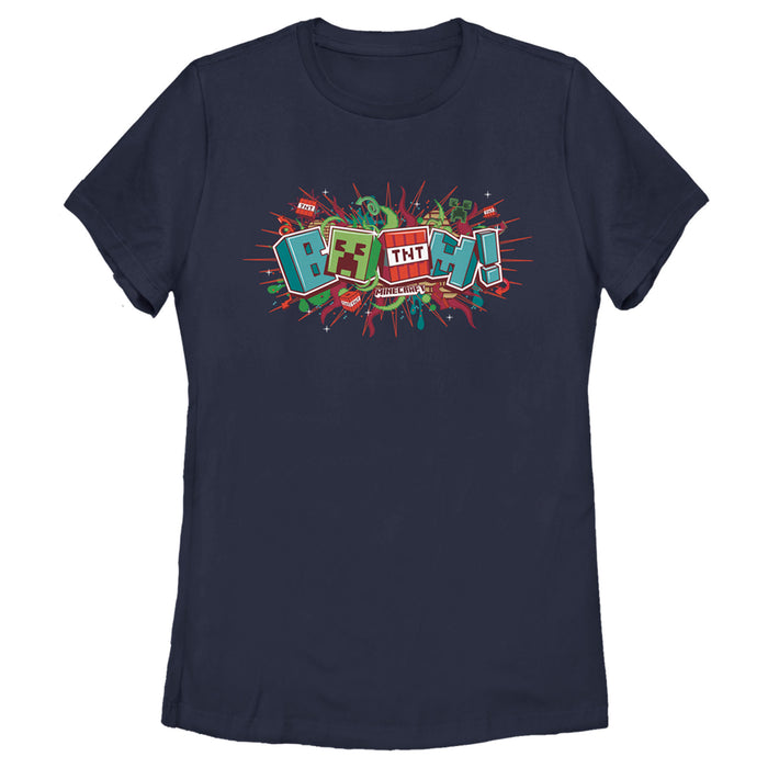 fifth sun Women's Minecraft Boom T-Shirt