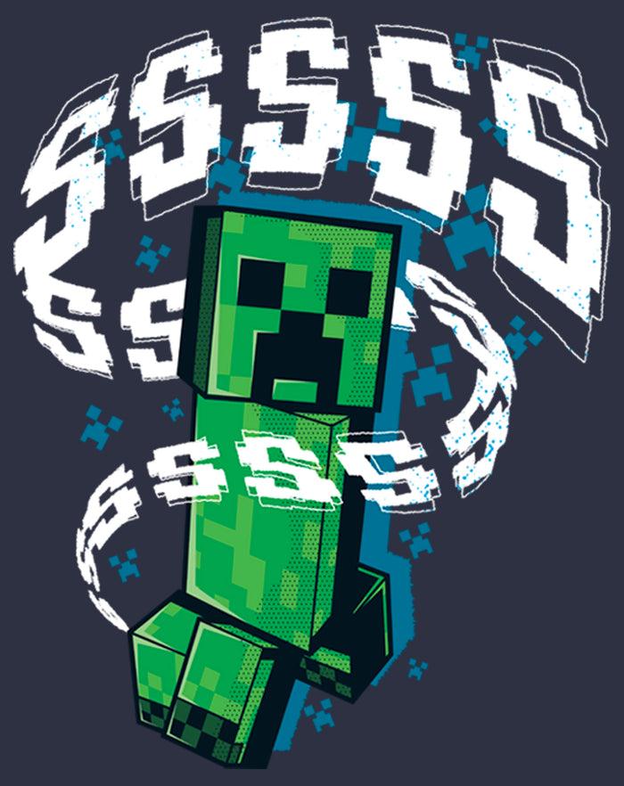 Fifth Sun Women's Minecraft SSSS Creeper T-Shirt