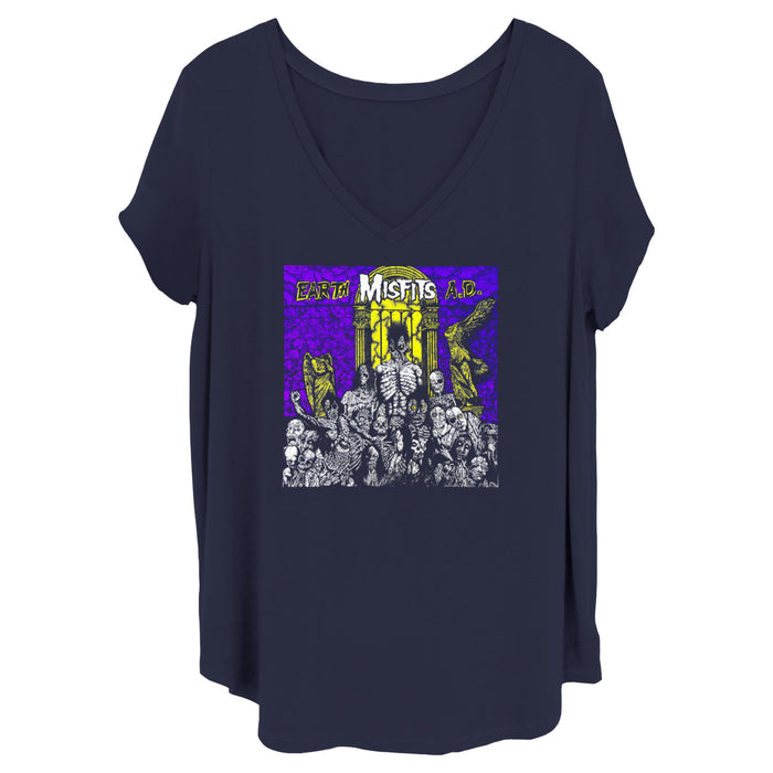 fifth sun Women's Misfits Earth A.D. T-Shirt