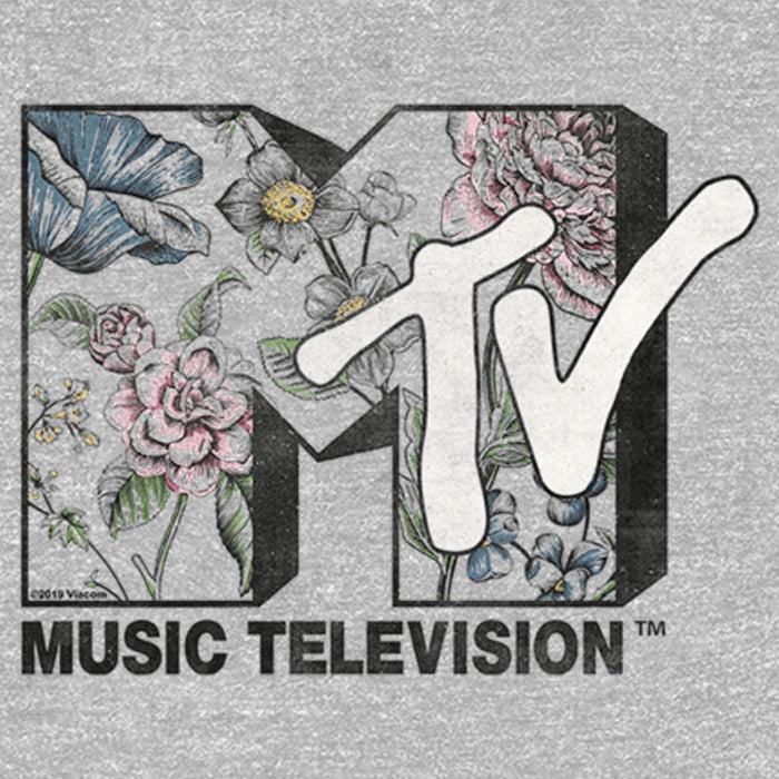 Fifth Sun Women's MTV Botanical Retro Logo T-Shirt