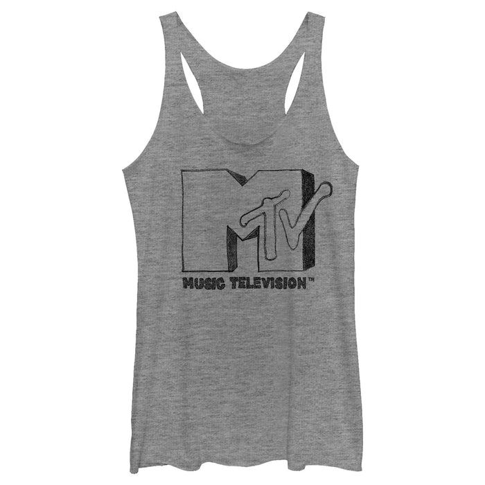 fifth sun Women's MTV DIY Logo Racerback Tank Top