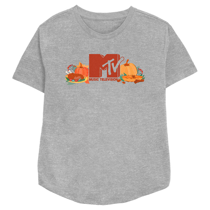 fifth sun Women's MTV Fall Logo T-Shirt