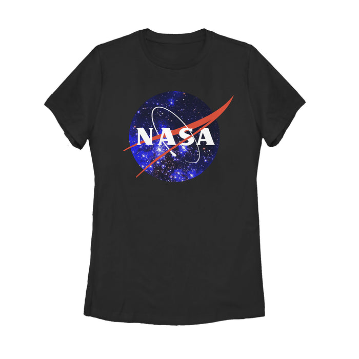 fifth sun Women's NASA Milky Way Logo T-Shirt