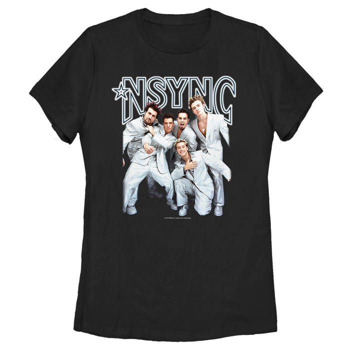 Fifth Sun Women's NSYNC Iconic White Suits T-Shirt