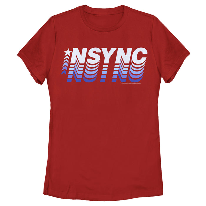 fifth sun Women's NSYNC Retro Fade T-Shirt
