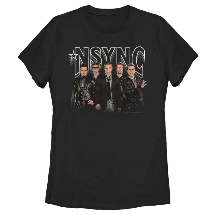 fifth sun Women's NSYNC Rocker Band Pose T-Shirt