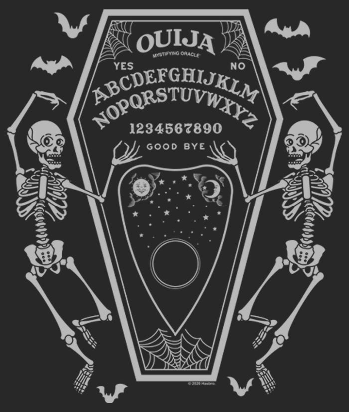 Fifth Sun Women's Ouija Halloween Coffin T-Shirt