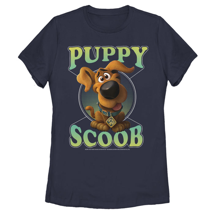 Fifth Sun Women's Scooby Doo Puppy Circle T-Shirt