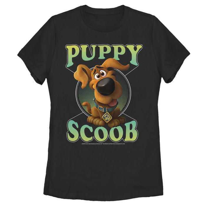 Fifth Sun Women's Scooby Doo Puppy Circle T-Shirt