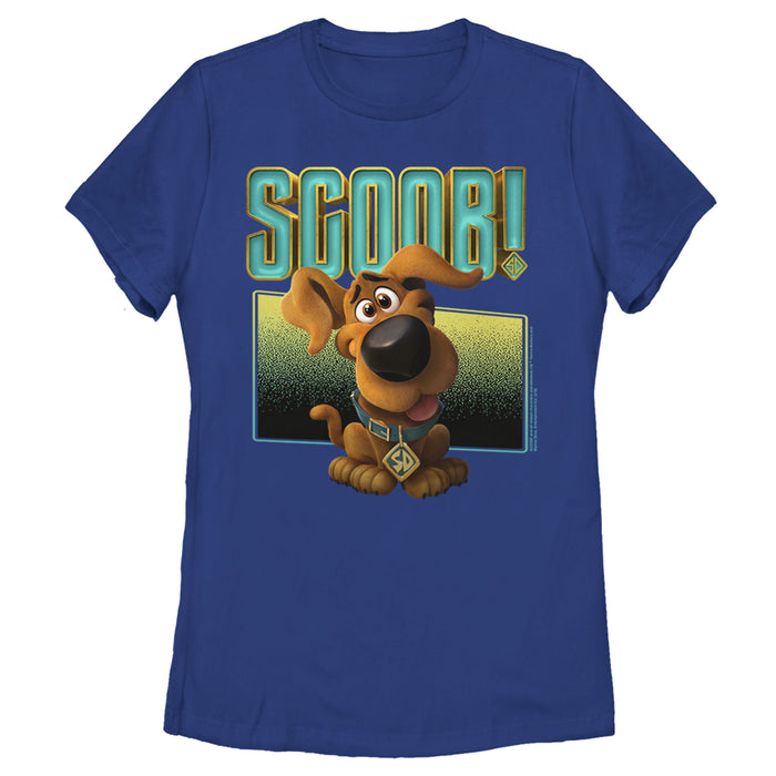 fifth sun Women's Scooby Doo Puppy Frame T-Shirt