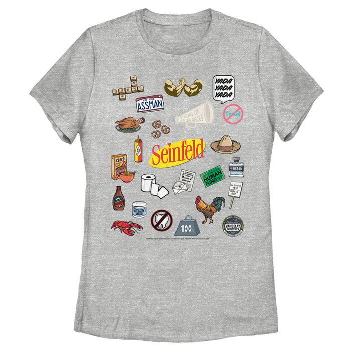 fifth sun Women's Seinfeld Iconic Items T-Shirt