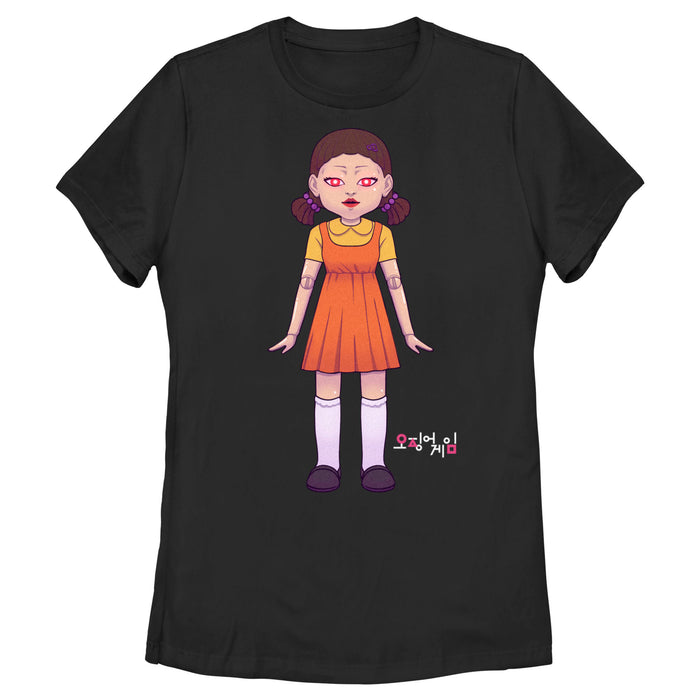 Fifth Sun Women's Squid Game Giant Doll T-Shirt
