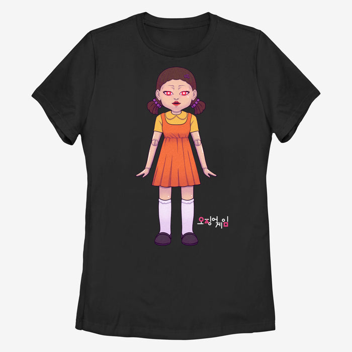 fifth sun Women's Squid Game Giant Doll T-Shirt