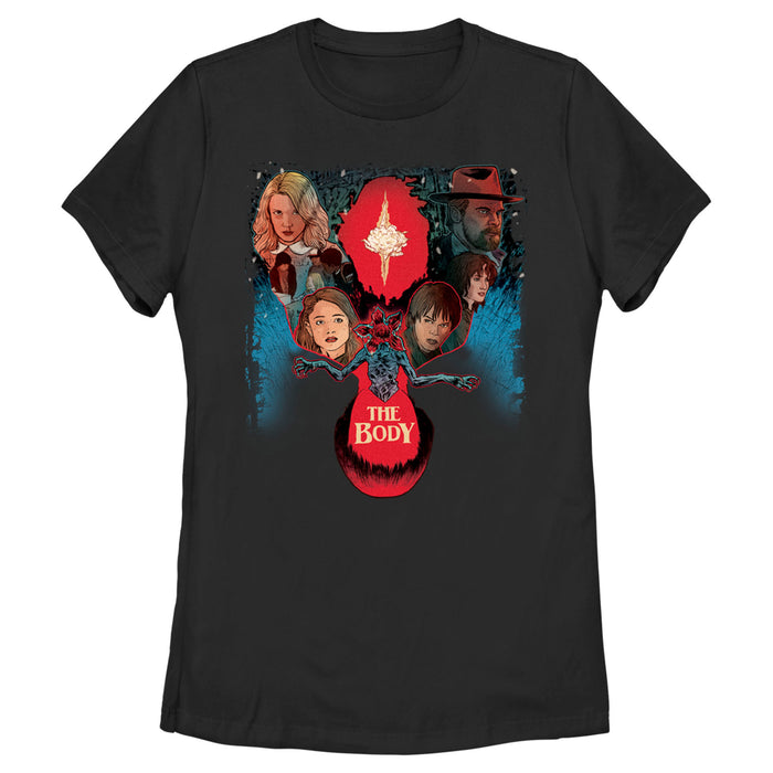 fifth sun Women's Stranger Things The Body T-Shirt