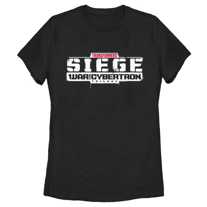 fifth sun Women's Transformers Siege Logo T-Shirt