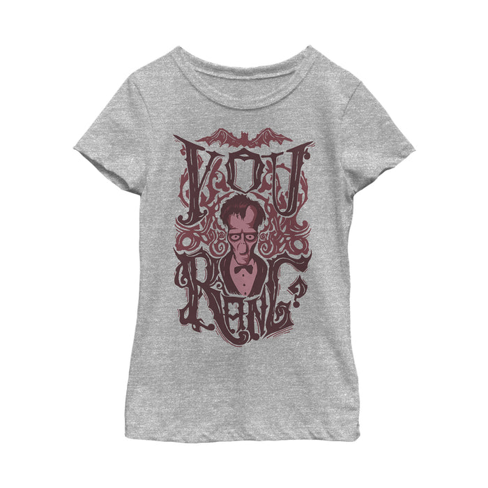 fifth sun Girl's Addams Family Lurch Ornate You Rang T-Shirt