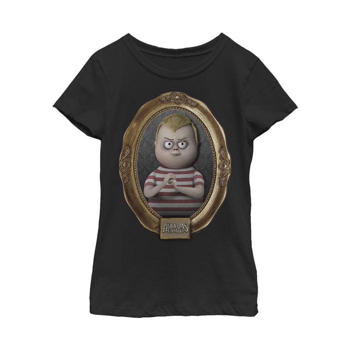 fifth sun Girl's Addams Family Pugsley Classic Frame T-Shirt