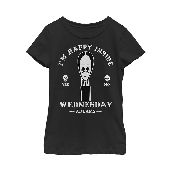 fifth sun Girl's Addams Family Wednesday Happy Ouija Board T-Shirt