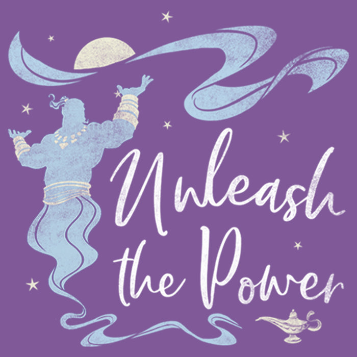 Fifth Sun Girl's Aladdin Genie Unleash The Power T-Shirt