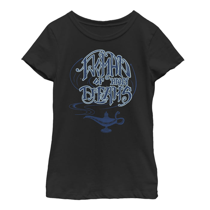 Fifth Sun Girl's Aladdin Woman Of Many Dreams Lamp T-Shirt