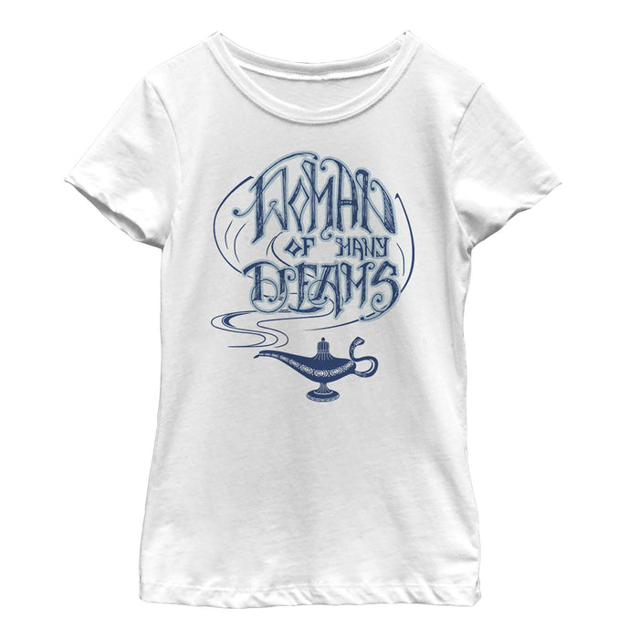 Fifth Sun Girl's Aladdin Woman Of Many Dreams Lamp T-Shirt