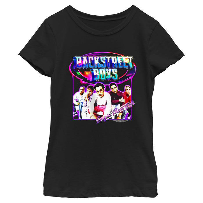 fifth sun Girl's Backstreet Boys Larger Than Life T-Shirt
