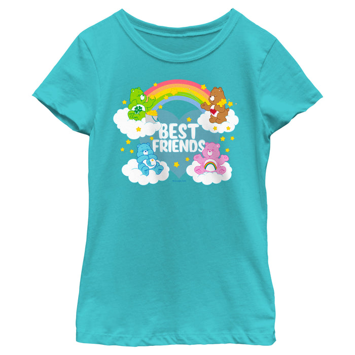 fifth sun Girl's Care Bears Cloud Best Friends T-Shirt