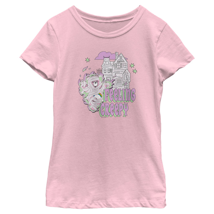 fifth sun Girl's Care Bears Halloween Cheer Bear Feeling Creepy T-Shirt