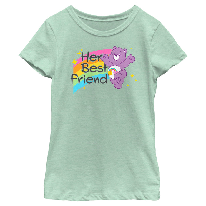 fifth sun Girl's Care Bears Her Best Friend Bear T-Shirt