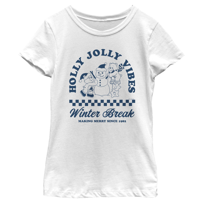 fifth sun Girl's Care Bears Holly Jolly Vibes T-Shirt
