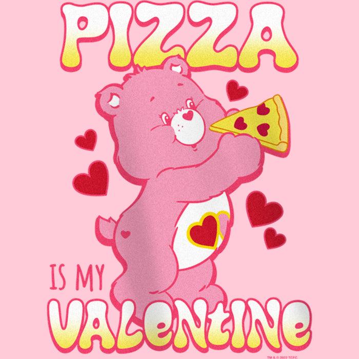 Fifth Sun Girl's Care Bears Pizza Is My Valentine Love-A-Lot Bear T-Shirt