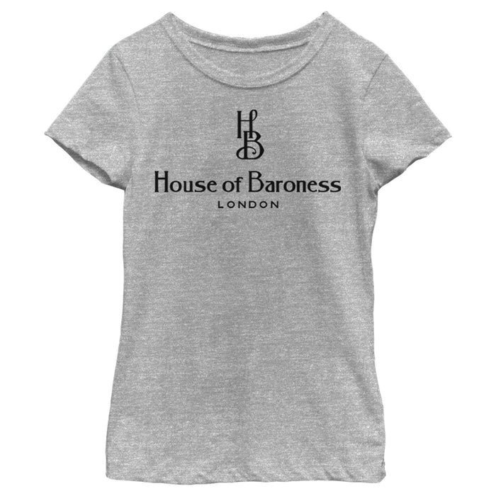 Fifth Sun Girl's Cruella House Of Baroness London Logo T-Shirt