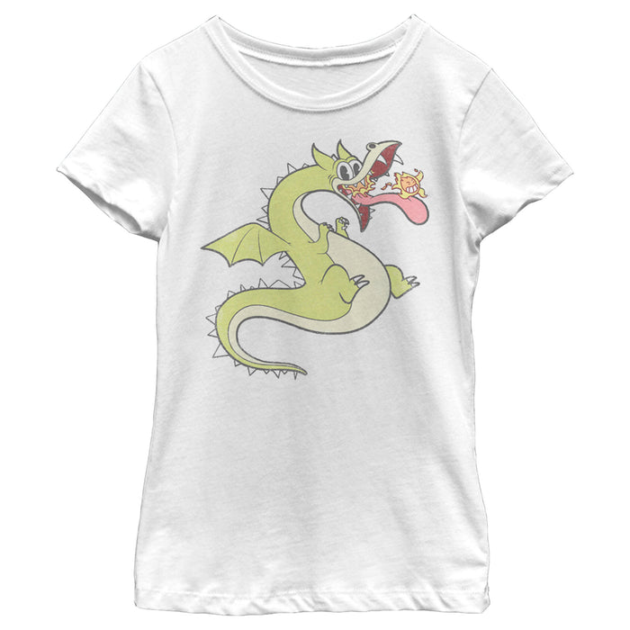 fifth sun Girl's Cuphead Grim Matchstick and the Flame Minions T-Shirt