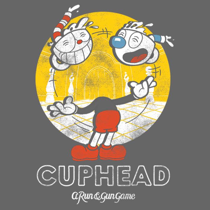 Fifth Sun Girl's Cuphead Retro Juggling Heads T-Shirt