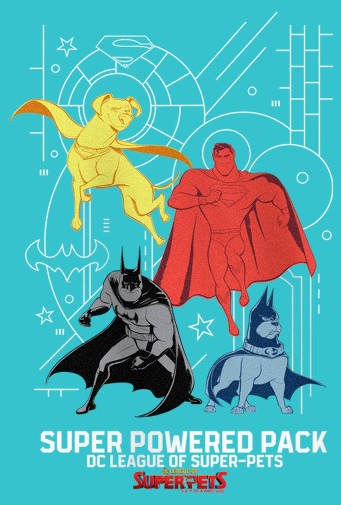 Fifth Sun Girl's DC League Of Super-Pets Chromatic Super Power Pack T-Shirt