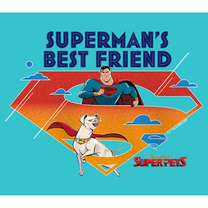 Fifth Sun Girl's DC League Of Super-Pets Superman's Best Friend Logo T-Shirt