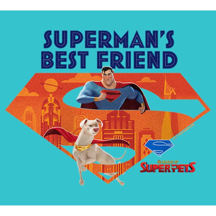 Fifth Sun Girl's DC League Of Super-Pets Superman's Best Friend Krypto Logo T-Shirt