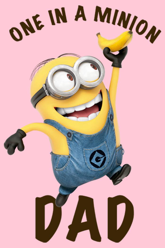 Fifth Sun Girl's Despicable Me Dave One In A Minion Dad T-Shirt