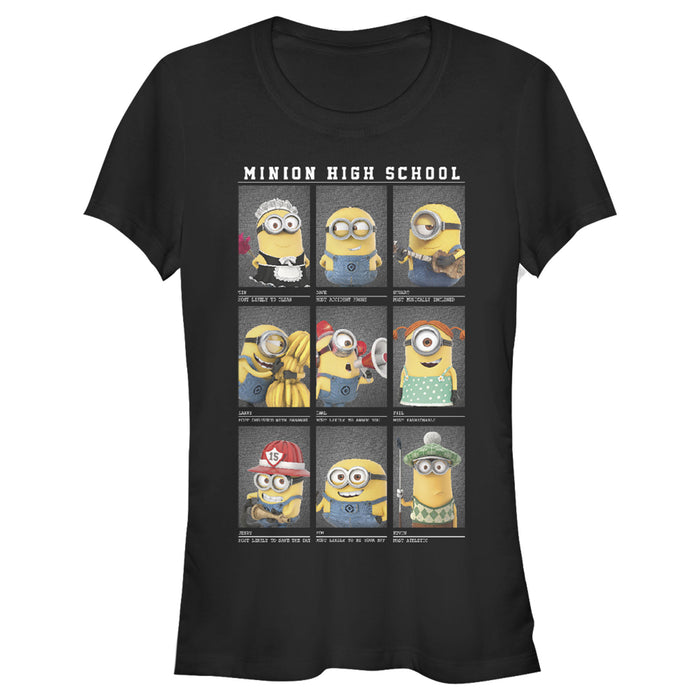 fifth sun Girl's Despicable Me Minion High School Yearbook T-Shirt